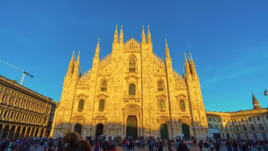 Copyright Free Video Stock, Cathedral, Architecture, Building, Palace, Facade
