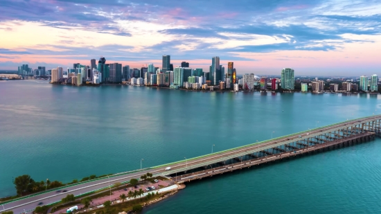 Free Drone Stock Footage, Waterfront, City, Water, Cityscape, Skyline