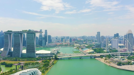 Free Movie Clips For Presentations, City, Skyline, Architecture, Resort Hotel, Building