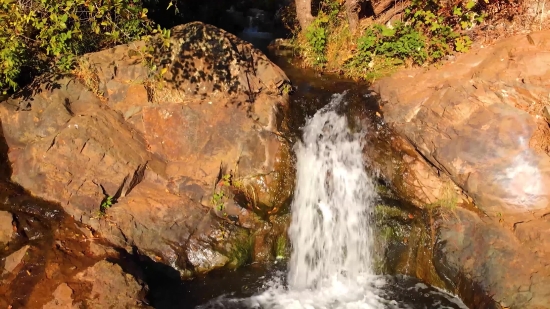 Free To Use Archive Footage, Waterfall, River, Spring, Stream, Water