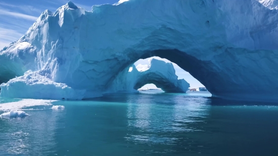 Galaxy Background Video Download, Iceberg, Glacier, Water, Landscape, Ice