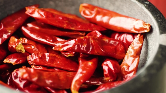 Music Stock Footage, Pepper, Hot Pepper, Vegetable, Chili, Cayenne