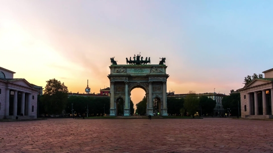 Royalty Free Beach Video, Triumphal Arch, Arch, Memorial, Structure, Architecture