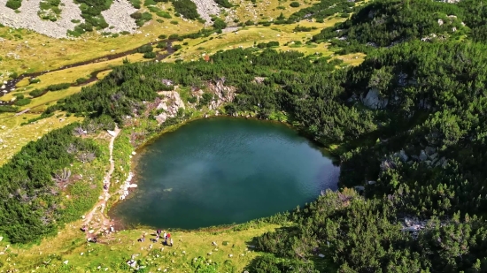 Sad Woman Stock Video, Natural Depression, Basin, Landscape, River, Geological Formation