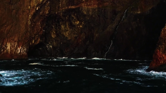 Sky Clouds Background Video Download, Cave, Geological Formation, Water, Rock, Stone