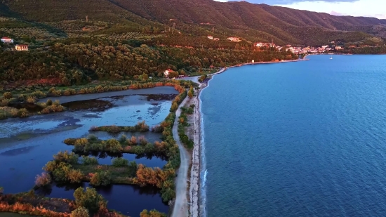 Sky Green Screen Video Download, Shore, Lakeside, Water, Mountain, Landscape