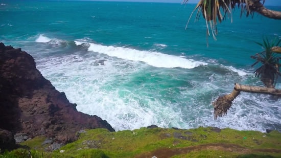 Video Background Animation, Ocean, Sea, Coast, Beach, Water