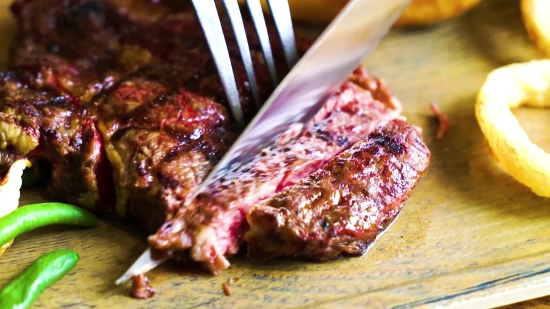 X Stock Video, Dish, Food, Meat, Barbecue, Beef