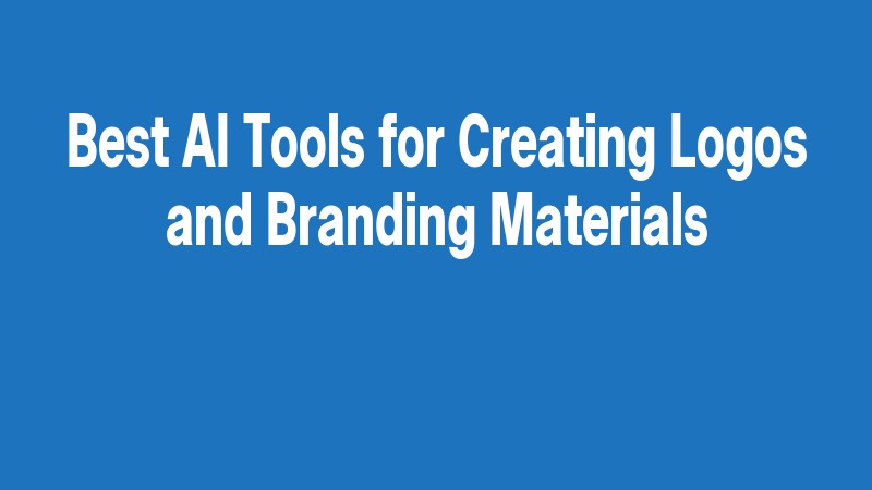 Best Ai Tools For Creating Logos And Branding Materials