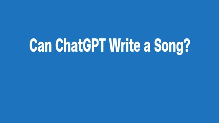 Can ChatGPT Write a Song?