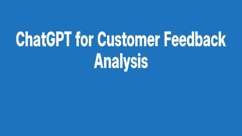ChatGPT for Customer Feedback Analysis