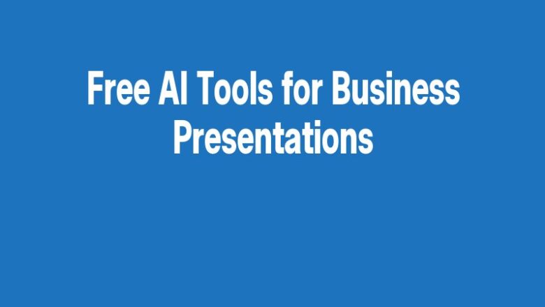 Free AI Tools for Business Presentations