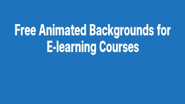 Free Animated Backgrounds for E-learning Courses