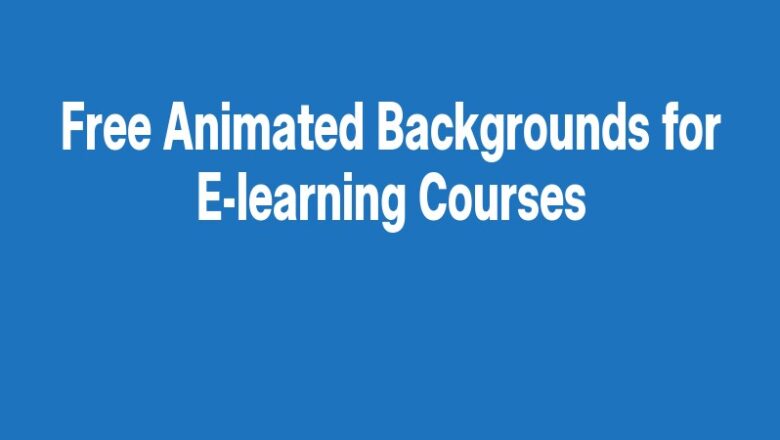 Free Animated Backgrounds for E-learning Courses