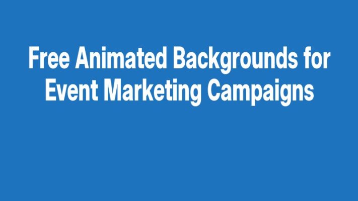 Free Animated Backgrounds for Event Marketing Campaigns