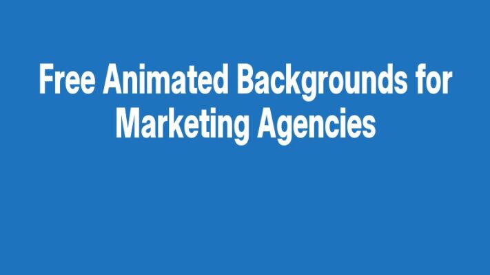 Free Animated Backgrounds for Marketing Agencies