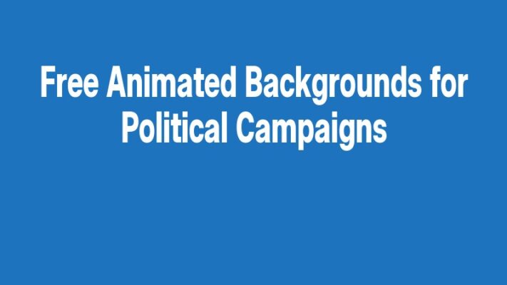 Free Animated Backgrounds for Political Campaigns