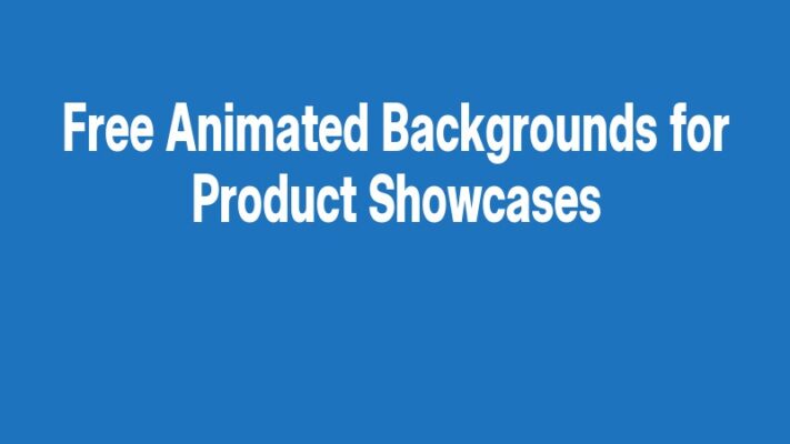 Free Animated Backgrounds for Product Showcases