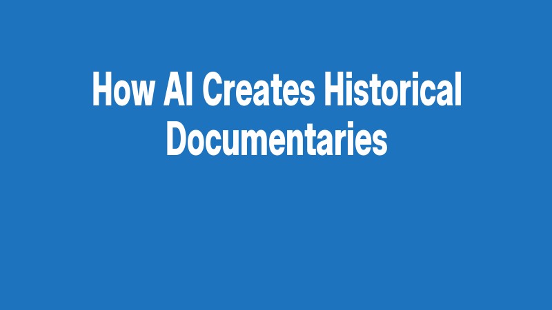 How Ai Creates Historical Documentaries