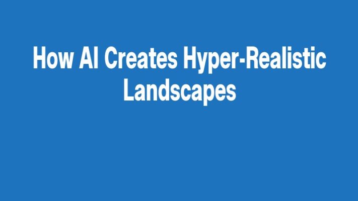 How AI Creates Hyper-Realistic Landscapes