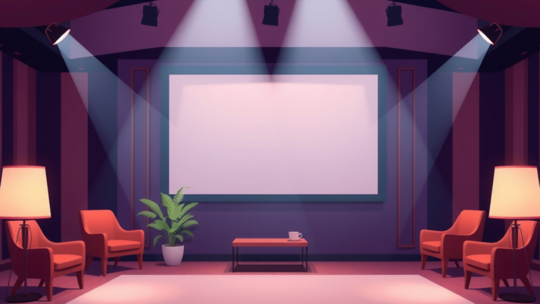 3D Animated Backgrounds for Virtual Presentations