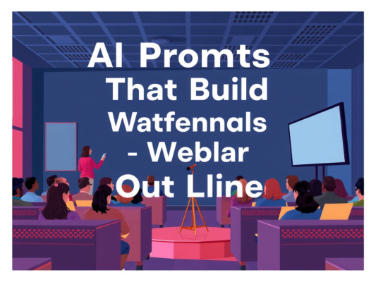 AI Prompts That Build Webinar Outlines