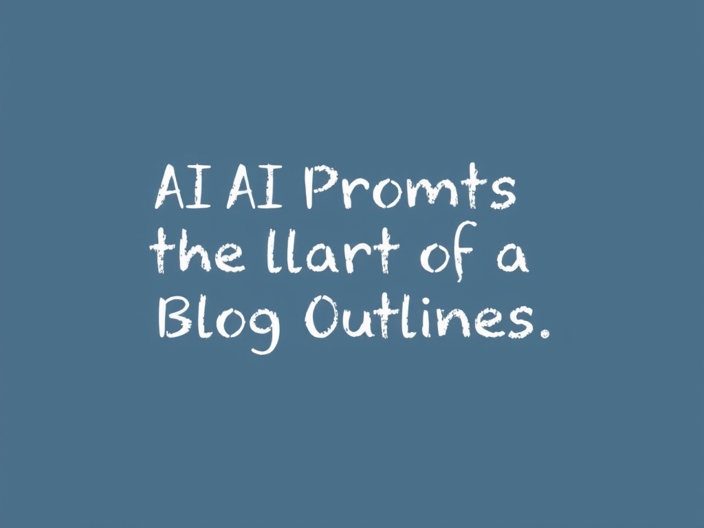 Ai prompts that write strong blog outlines 1767218293