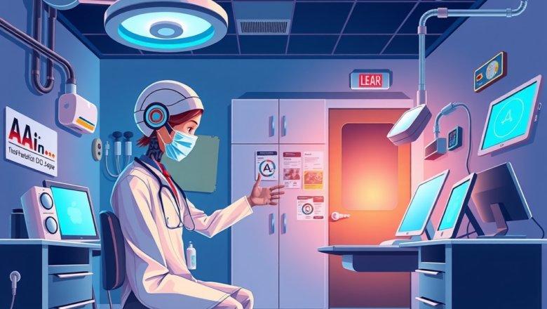 AI in Healthcare – How Doctors Use AI Illustrations