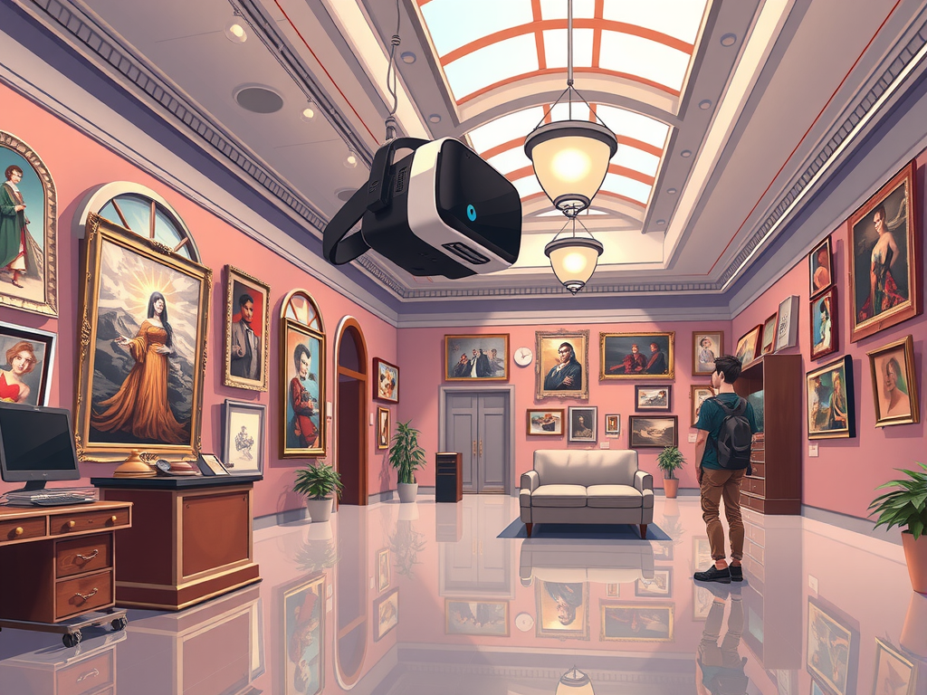 Ai in virtual reality creating entire art galleries 1767205807