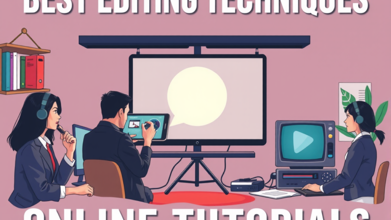 Best Editing Techniques for Online Tutorials