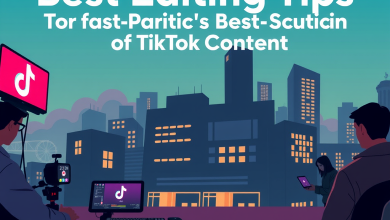 Best Editing Tips for Fast-Paced TikTok Content