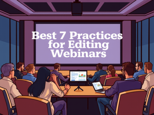 Best Practices for Editing Corporate Webinars