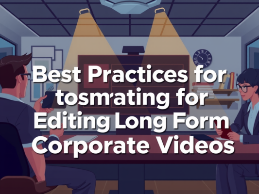 Best Practices for Editing Long-Form Corporate Videos