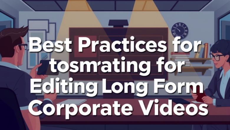 Best Practices for Editing Long-Form Corporate Videos