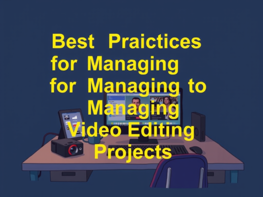 Best Practices for Managing Video Editing Projects