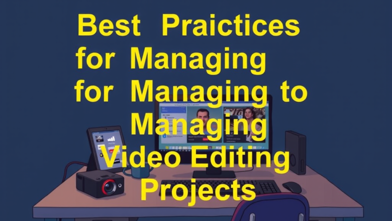 Best Practices for Managing Video Editing Projects
