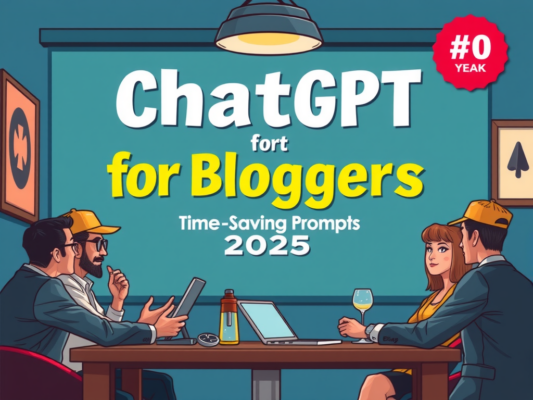 ChatGPT for Bloggers: 20 Time-Saving Prompts in 2025