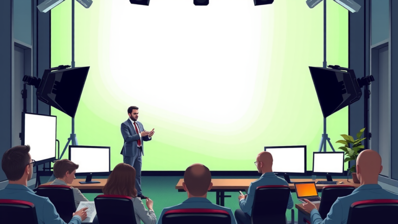 Free Green Screen Backgrounds for Business Training