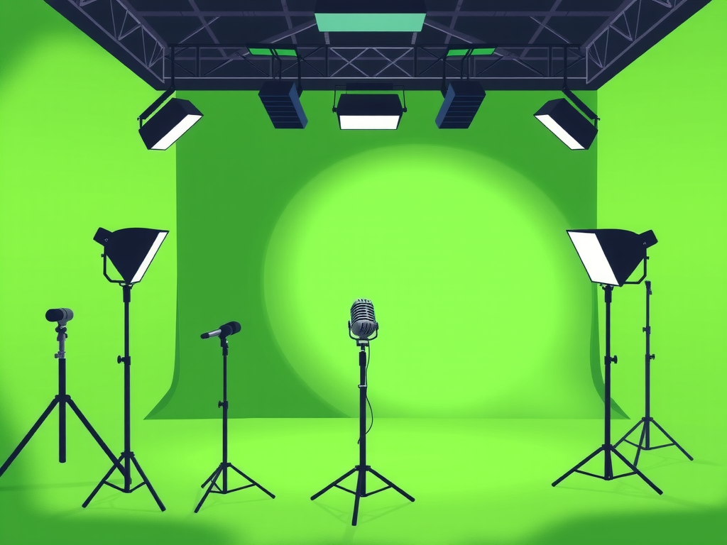 Free green screen backgrounds for podcast studios 1767199170