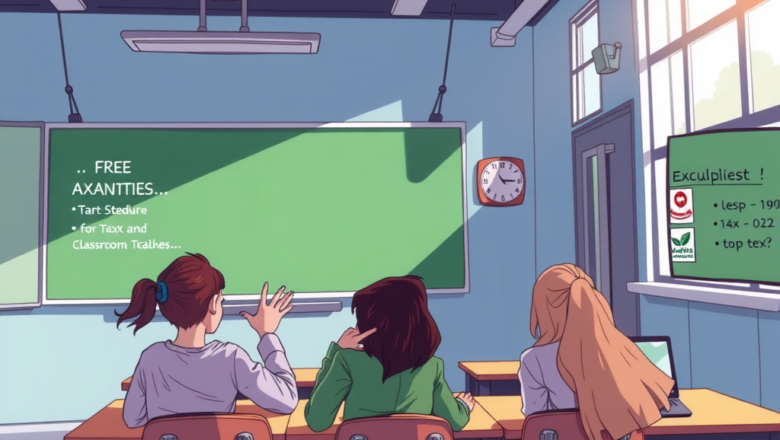 Free Motion Backgrounds for Classroom Teaching