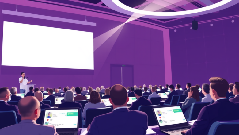 Free Motion Backgrounds for Conference Presentations