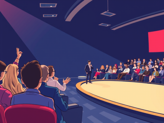 Free Motion Backgrounds for Conference Speakers