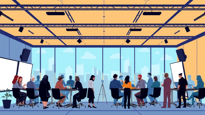 Free Video Backgrounds for Business Networking Events