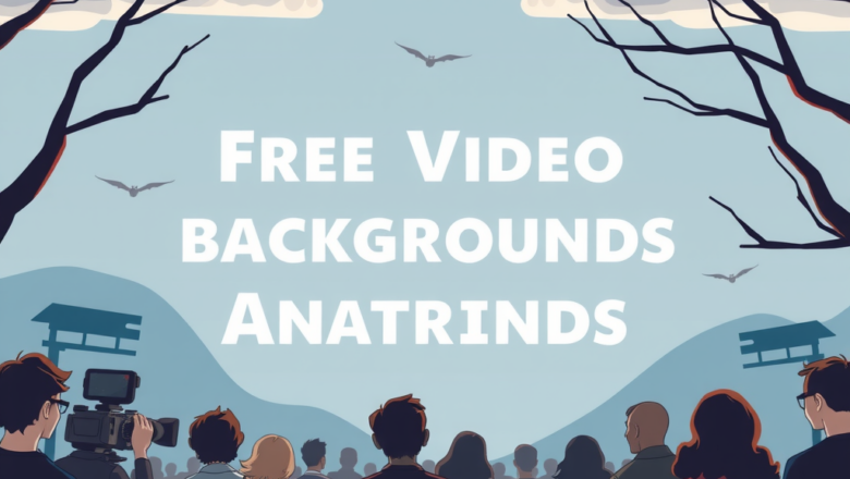 Free Video Backgrounds for Nonprofit Awareness Campaigns