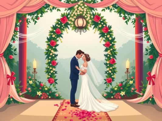 Free Wedding Motion Backgrounds for Slideshow Videos