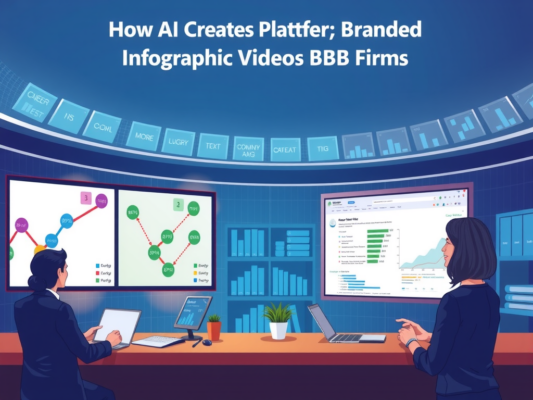 How AI Creates Branded Infographic Videos for B2B Firms
