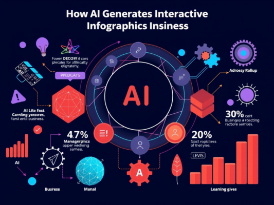 How AI Generates Interactive Infographics for Businesses