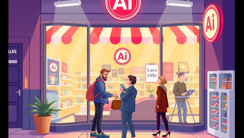 How AI Generates Social Media Content for Local Retailers