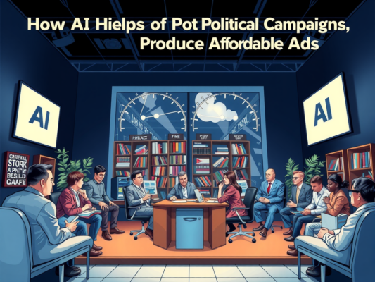 How AI Helps Political Campaigns Produce Affordable Ads