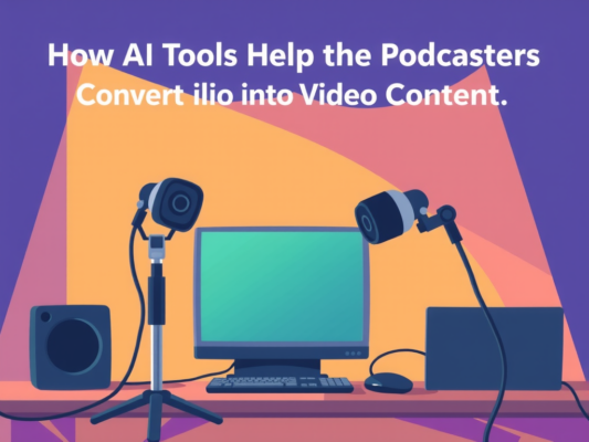 How AI Tools Help Podcasters Convert Audio into Video Content
